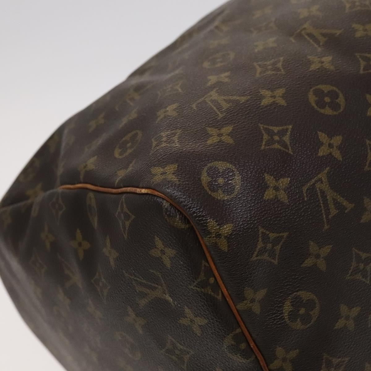 Louis Vuitton Keepall Bag Monogram Canvas, BROWN, CANVAS, Travel bag