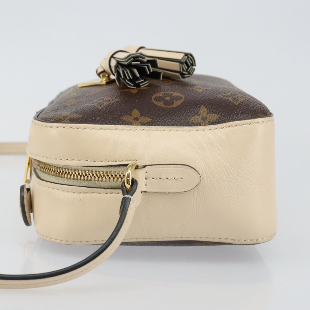Louis Vuitton Saintonge Handbag Monogram Canvas with Leather, BROWN, CANVAS, Handbag