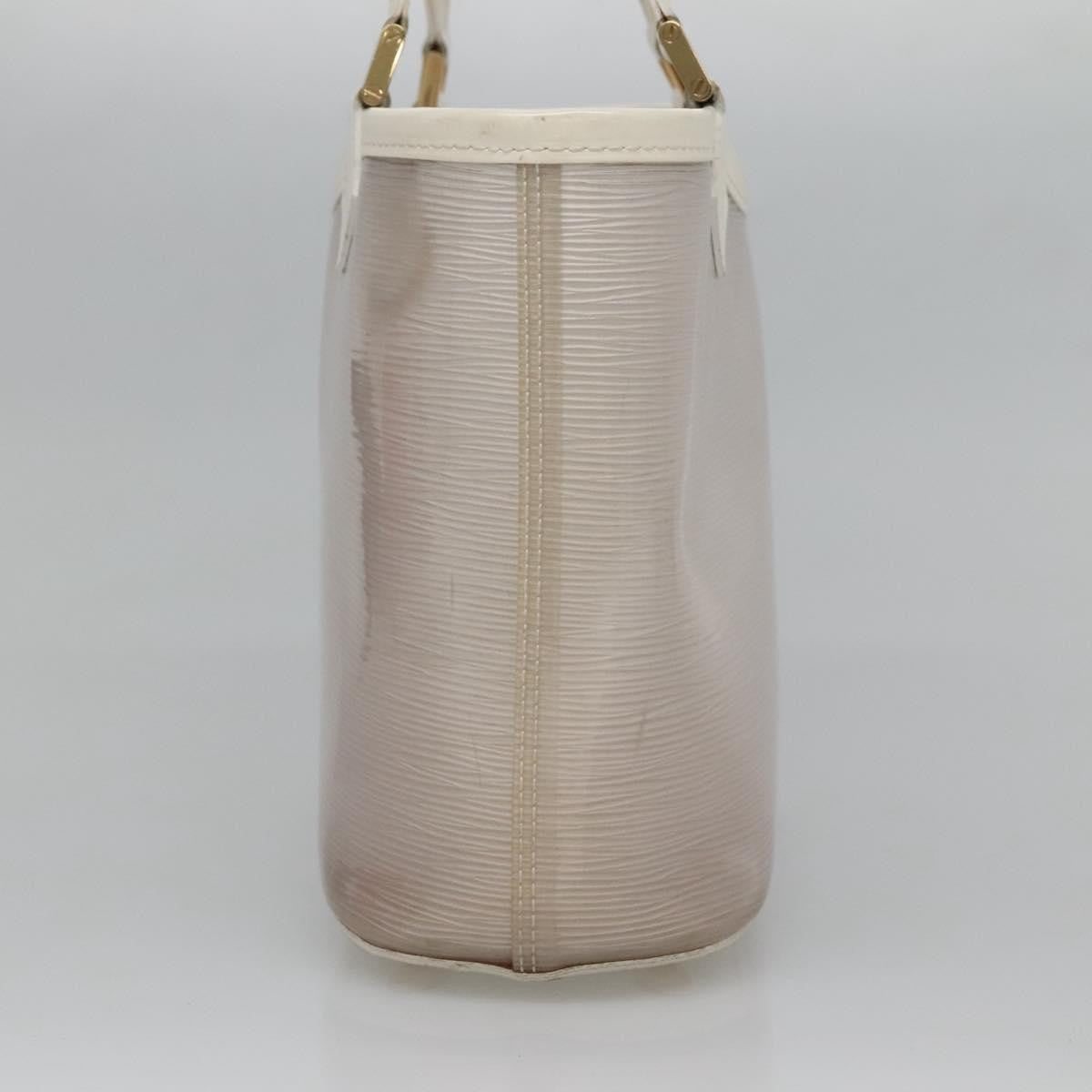 Louis Vuitton Plage Lagoon Bay Handbag Vinyl Epi Leather, WHITE, LEATHER, Handbag