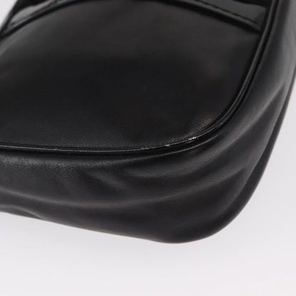 Salvatore Ferragamo Vala Shoulder Bag Leather, BLACK, LEATHER, Shoulder bag