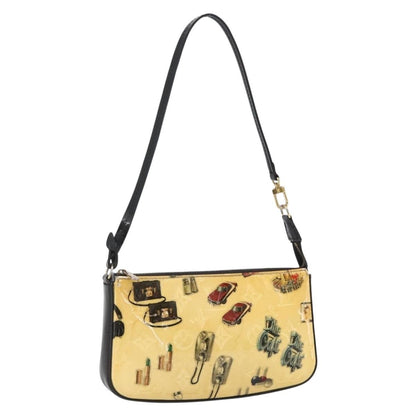 Louis Vuitton Pochette Accessoires NM Limited Edition Stickers Monogram Vernis, WHITE, PATENT_LEATHER, Clutche & pouche