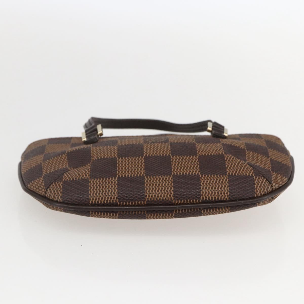 Louis Vuitton Manosque Pochette Damier, BROWN, CANVAS, Clutche & pouche