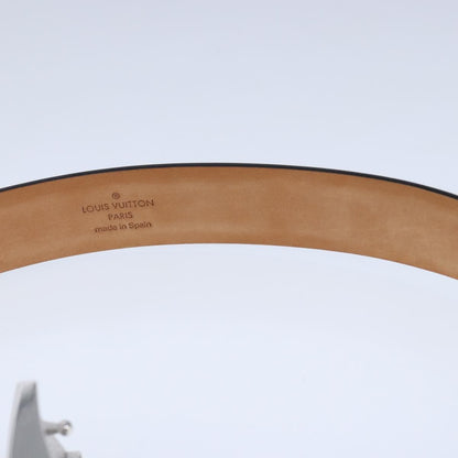 Louis Vuitton Carre Belt Leather, Black, Leather, Belt