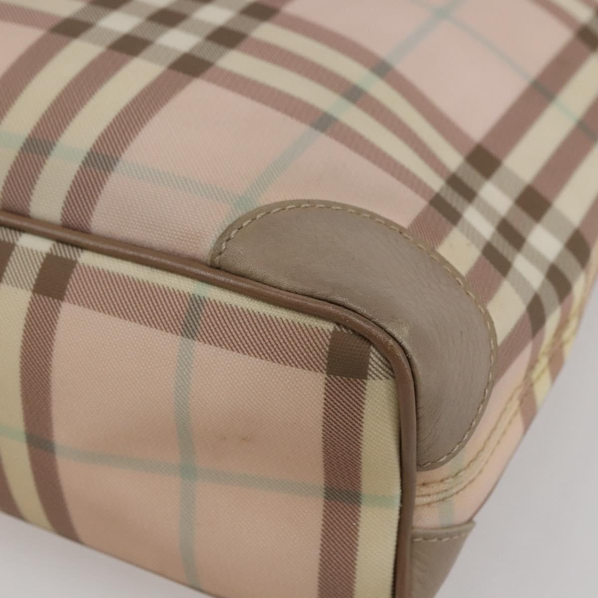 Burberry Nova Check Tote canvas check pattern, PINK, CANVAS, Tote bag