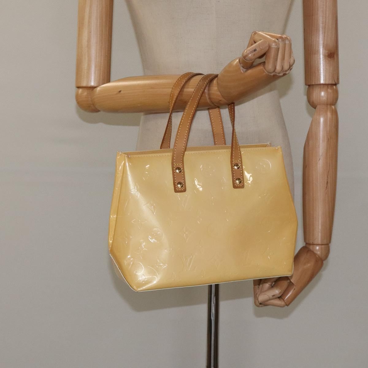 Louis Vuitton Reade Handbag Monogram Vernis, PINK, PATENT_LEATHER, Handbag