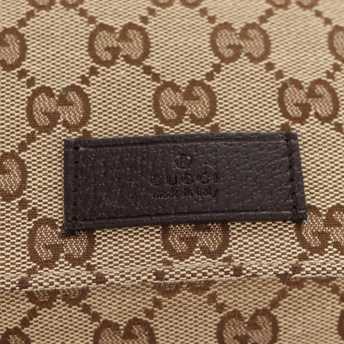 Gucci Flap Messenger GG Canvas, BEIGE, CANVAS, Shoulder bag