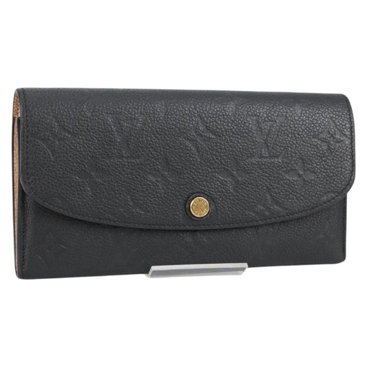 Louis Vuitton Portefeuille Sarah Wallet Monogram Empreinte, BLACK, LEATHER, Wallets