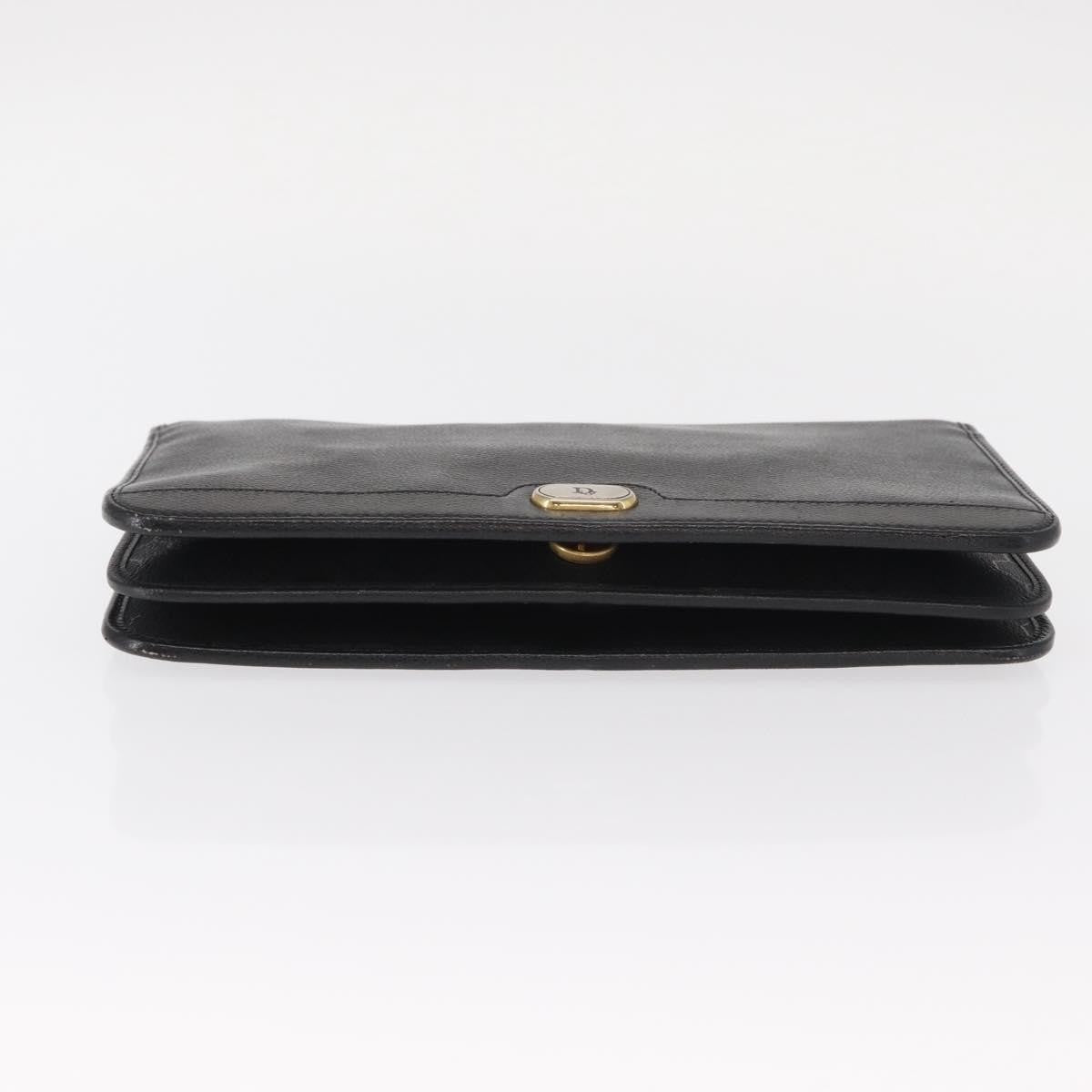 Christian Dior Vintage Shoulder Bag Leather, Black, Leather, Shoulder Bag
