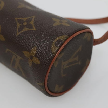 Louis Vuitton Papillon Pochette Monogram Canvas, BROWN, CANVAS, Clutche & pouche