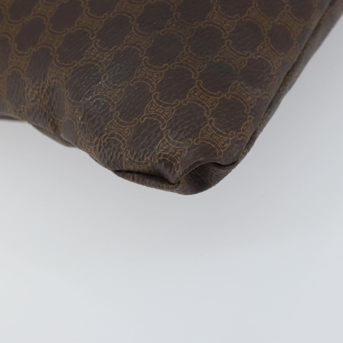 Celine Vintage Macadam Tote bag Canvas, BROWN, CANVAS, Tote bag