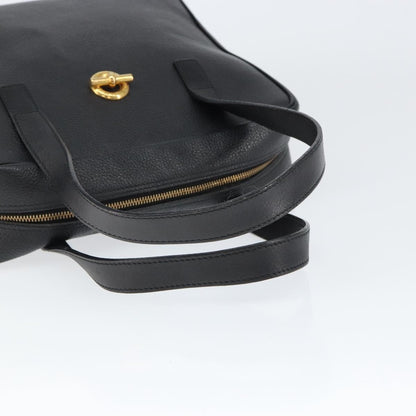 Celine Handbag Leather, BLACK, LEATHER, Handbag