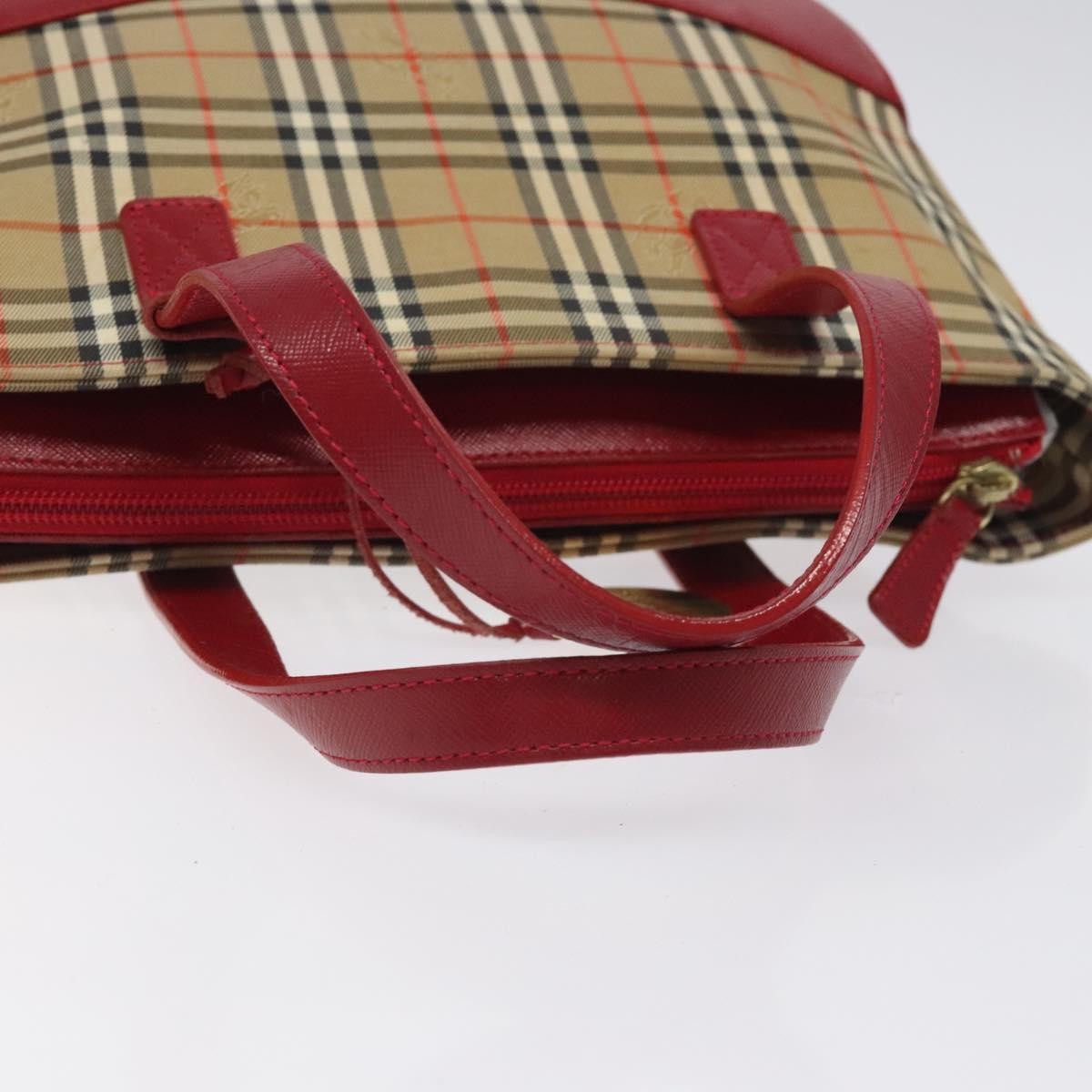 Burberry Nova Check Handbag Nova Check Canvas and leather, BEIGE, CANVAS, Handbag