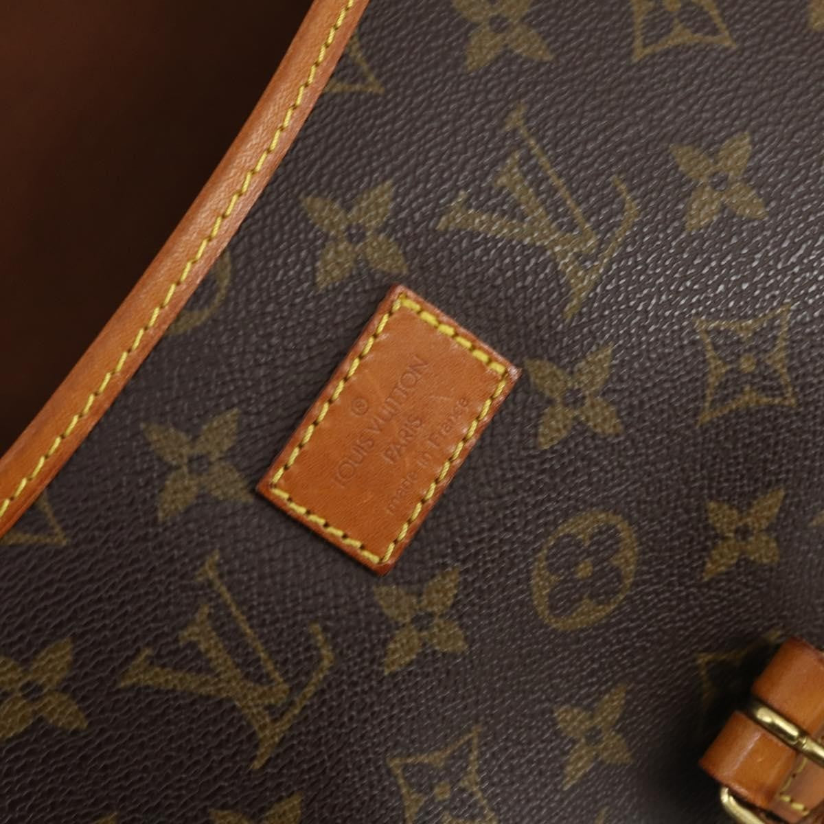 Louis Vuitton Saumur Handbag Monogram Canvas, BROWN, CANVAS, Handbag