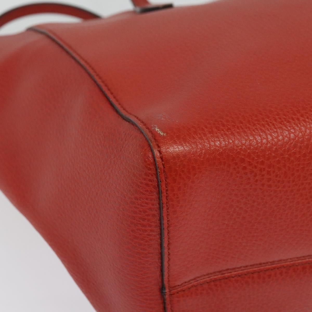 Gucci Swing Tote Leather, RED, LEATHER, Tote bag