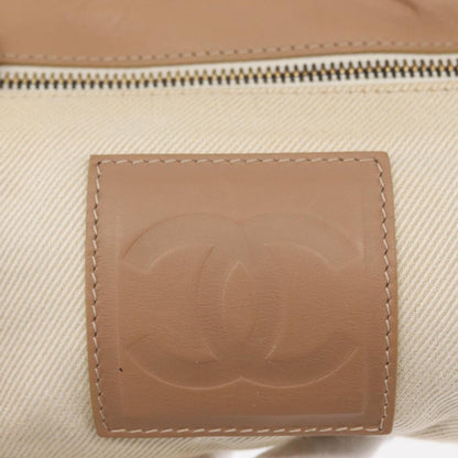 Chanel sports shoulder bag Coco mark, BEIGE, CANVAS, Shoulder bag