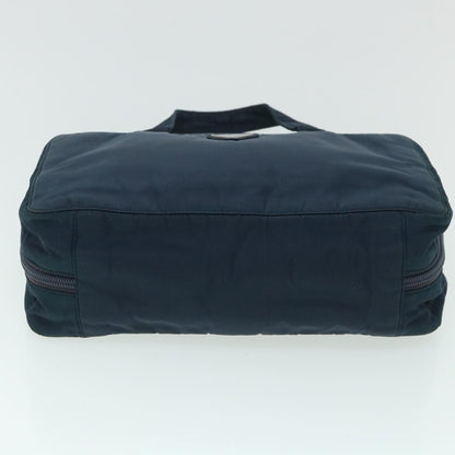 Prada Double Zip Wristlet Pouch Tessuto, NAVY, NYLON, Clutche & pouche