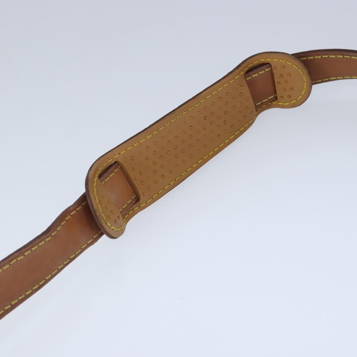 Louis Vuitton Adjustable Shoulder Strap Vachetta Leather, BEIGE, LEATHER, Straps