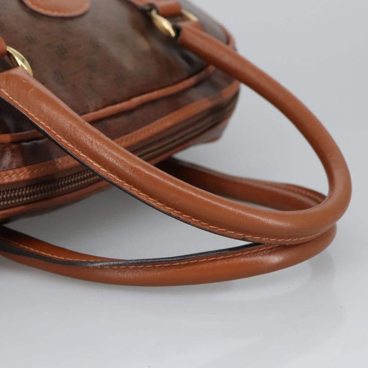 Bally Vintage Tote Bag Canvas, BROWN, CANVAS, Tote bag