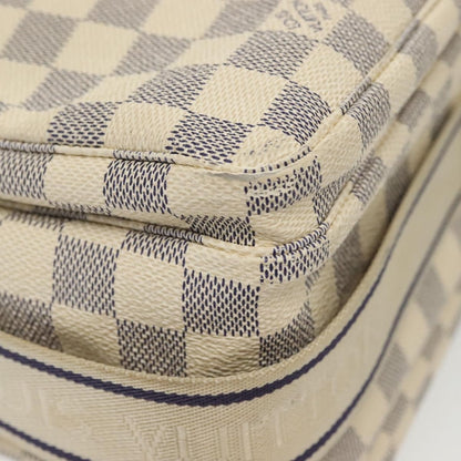 Louis Vuitton Naviglio Handbag Damier, WHITE, CANVAS, Shoulder bag