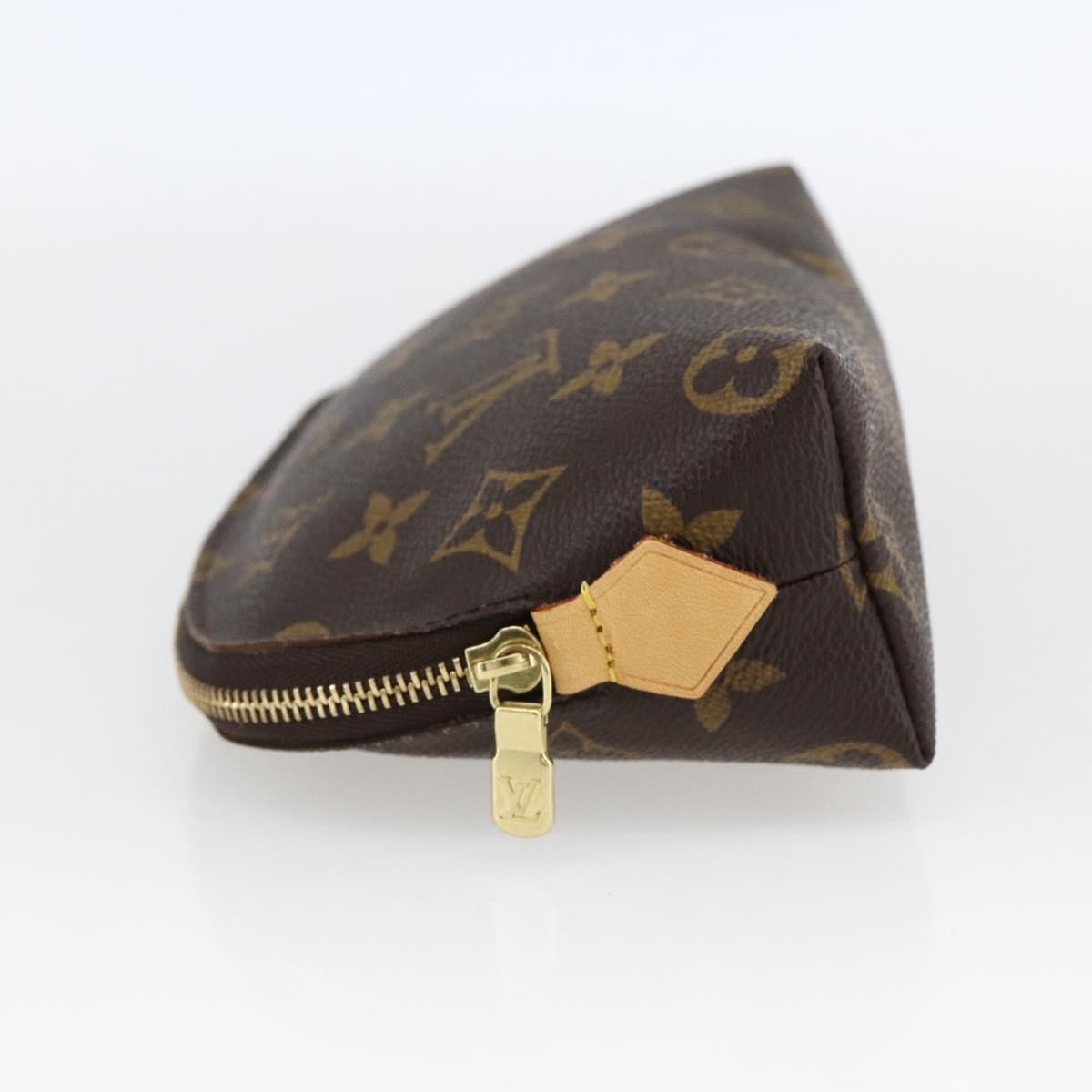 Louis Vuitton Cosmetic Pouch Monogram Canvas, BROWN, CANVAS, Clutche & pouche