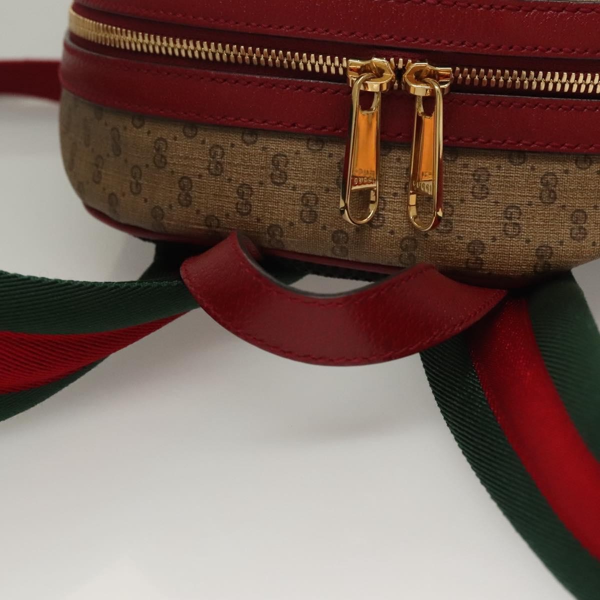 Gucci Doraemon Zip Backpack Printed Mini GG Coated Canvas, BEIGE, CANVAS, Backpack