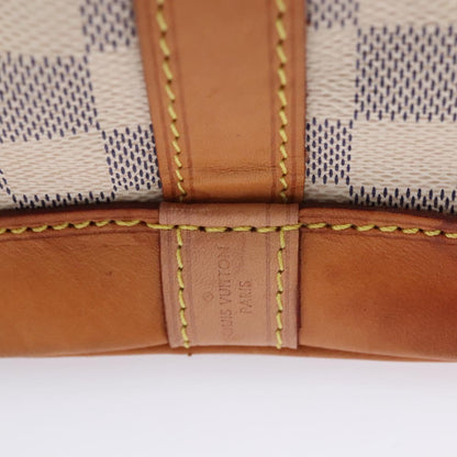 Louis Vuitton Noe Shoulder bag Damier azur, WHITE, CANVAS, Shoulder bag