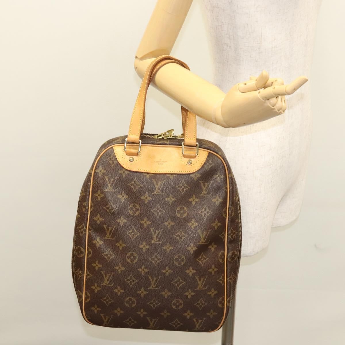 Louis Vuitton Excursion Handbag Monogram Canvas, BROWN, CANVAS, Handbag