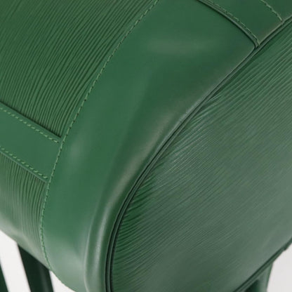 Louis Vuitton Randonnee Backpack Epi Leather, GREEN, LEATHER, Shoulder bag