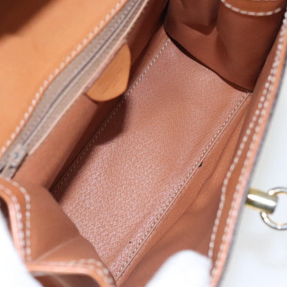 Celine Vintage Macadam Handbag Macadam, BROWN, CANVAS, Handbag