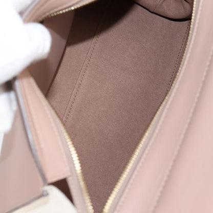 Salvatore Ferragamo Sofia Satchel Leather, PINK, LEATHER, Handbag