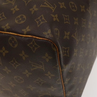 Louis Vuitton Keepall Bag Monogram Canvas, BROWN, CANVAS, Travel bag