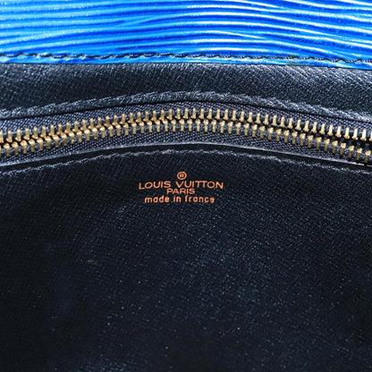 Louis Vuitton Art Deco Clutch Epi Leather, BLUE, LEATHER, Clutche & pouche