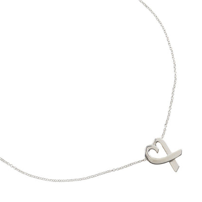 Tiffany & Co. Paloma Picasso Loving Heart Pendant Necklace Silver 925, SILVER, SILVER, Necklace