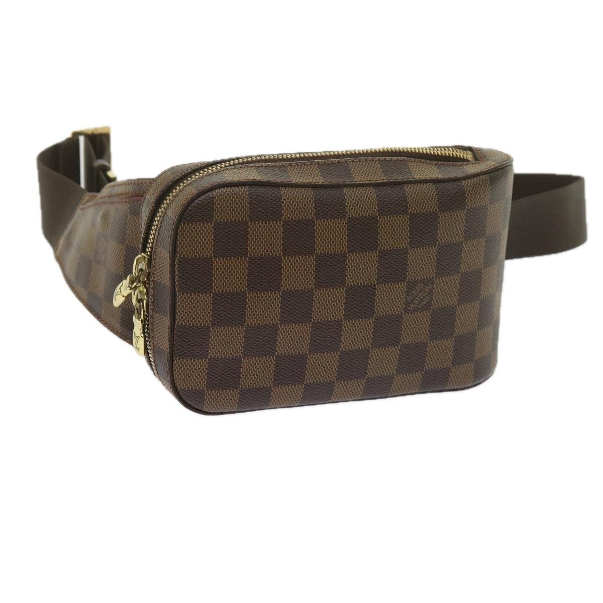 Louis Vuitton Geronimos Waist Bag Damier, BROWN, CANVAS, Travel bag