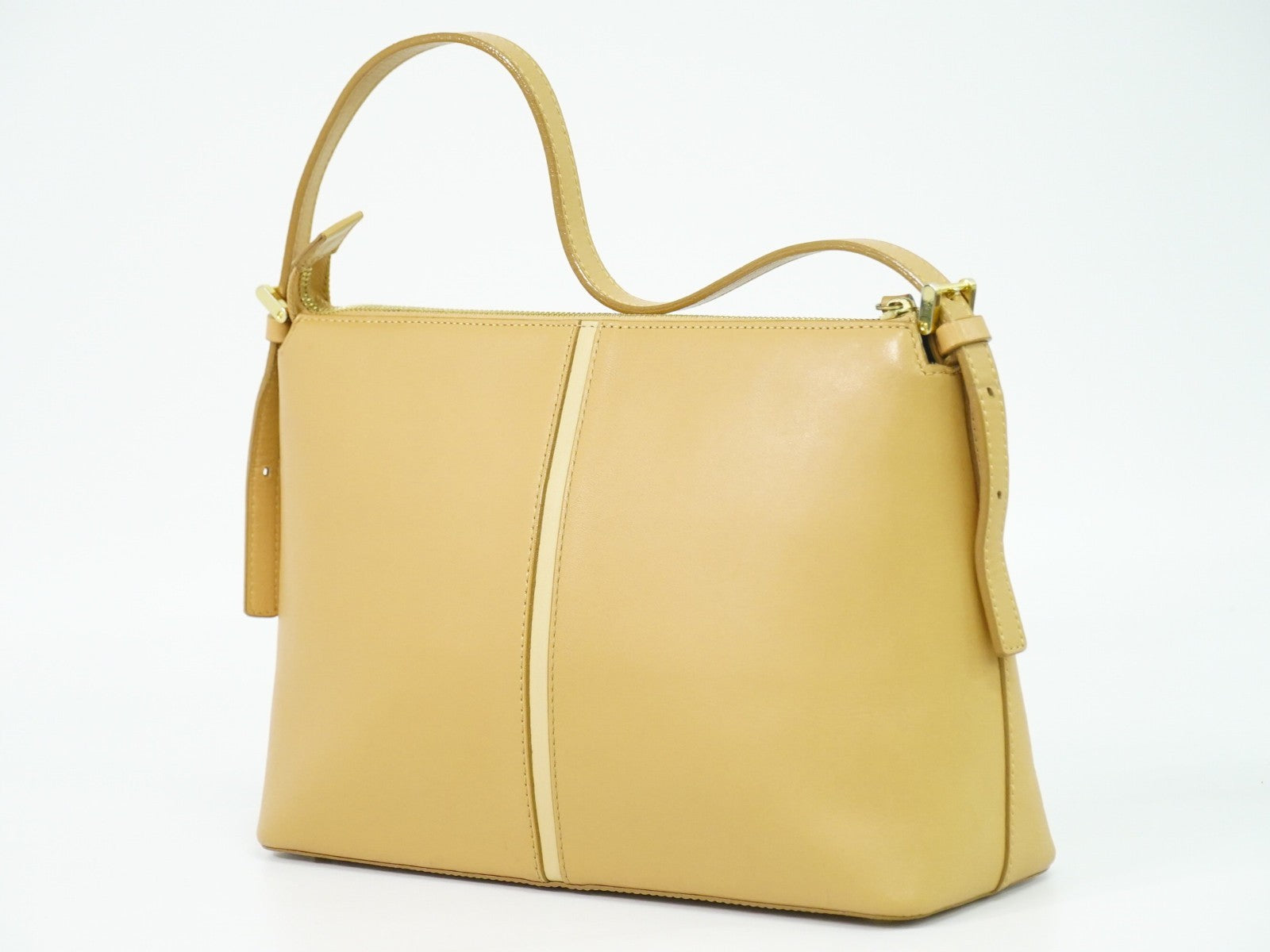 Burberry Nova check Shoulder bag Leather, BEIGE, LEATHER, Shoulder bag