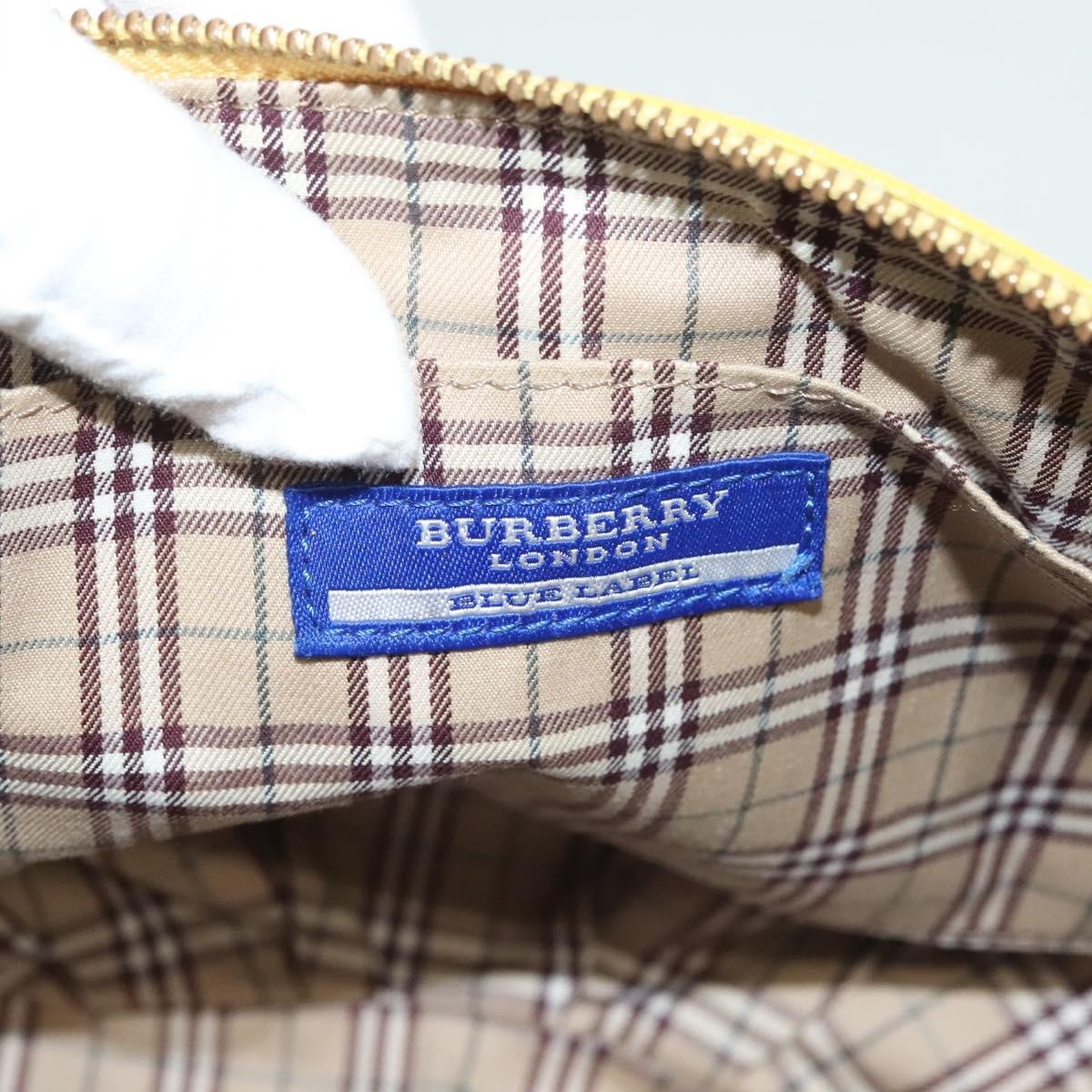 Burberry Blue Label shoulder bag Leather, YELLOW, LEATHER, Shoulder bag