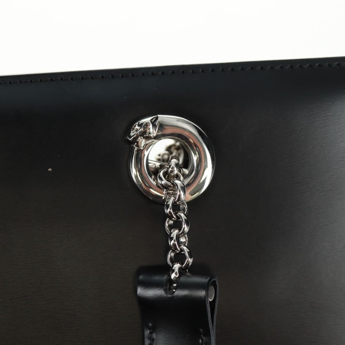 cartier Panthère Handbag Leather, Black, Leather, Handbag