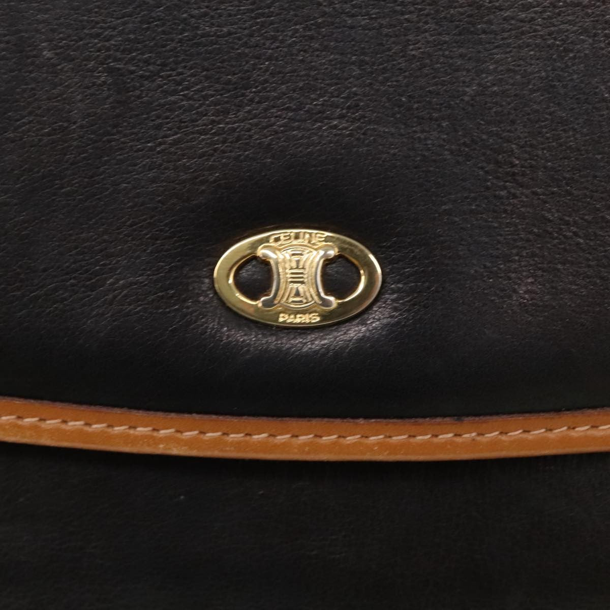Celine Handbag Leather, BLACK, LEATHER, Handbag