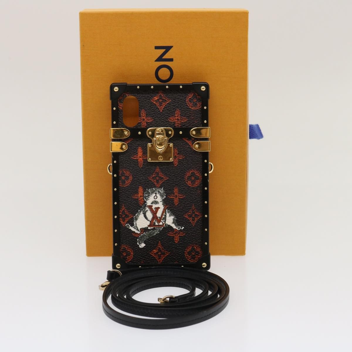 Louis Vuitton Phone case Canvas, BLACK, CANVAS, Tech accessory