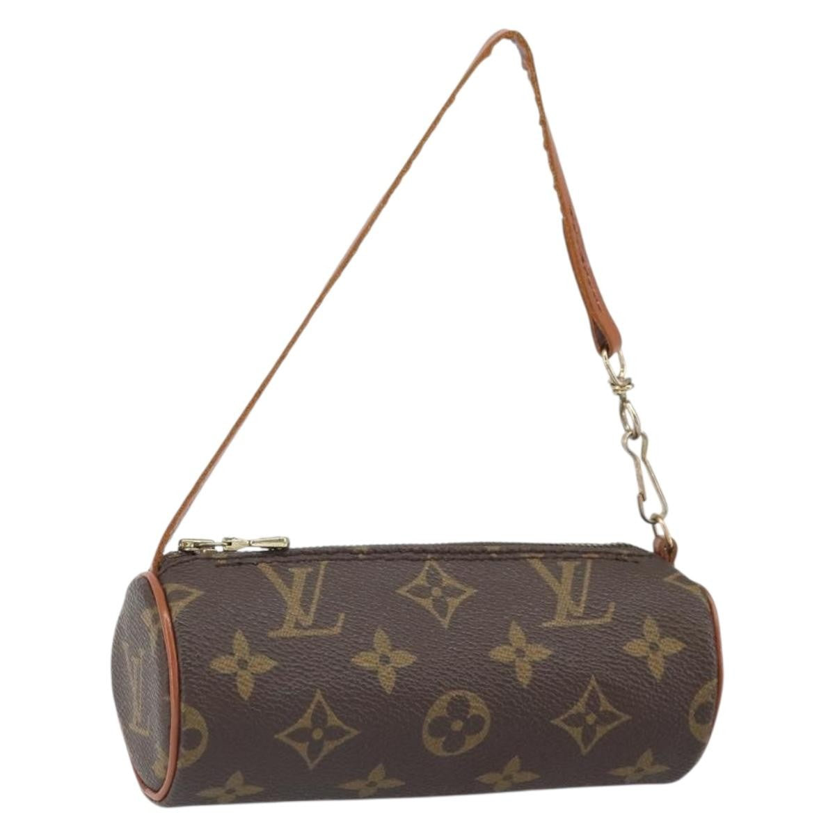 Louis Vuitton Papillon Pochette Monogram Canvas, BROWN, CANVAS, Clutche & pouche