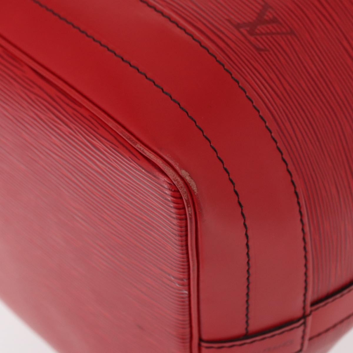 Louis Vuitton Petit Noe NM Handbag Epi Leather, RED, LEATHER, Shoulder bag