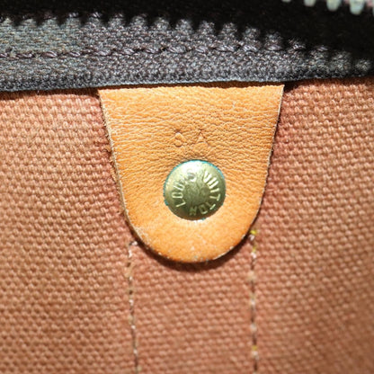 Louis Vuitton Keepall Bag Monogram Canvas, BROWN, CANVAS, Travel bag