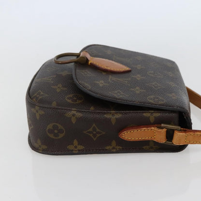 Louis Vuitton Saint Cloud Handbag Monogram Canvas, BROWN, CANVAS, Shoulder bag