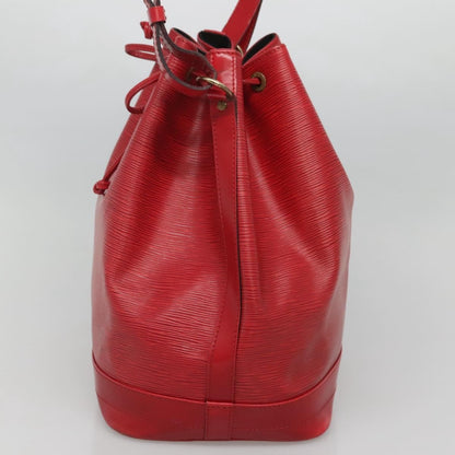 Louis Vuitton Noe Handbag Epi leather, RED, LEATHER, Handbag