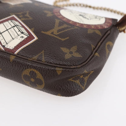 Louis Vuitton Pochette Accessoires Limited Edition Monogram Canvas, BROWN, CANVAS, Clutche & pouche