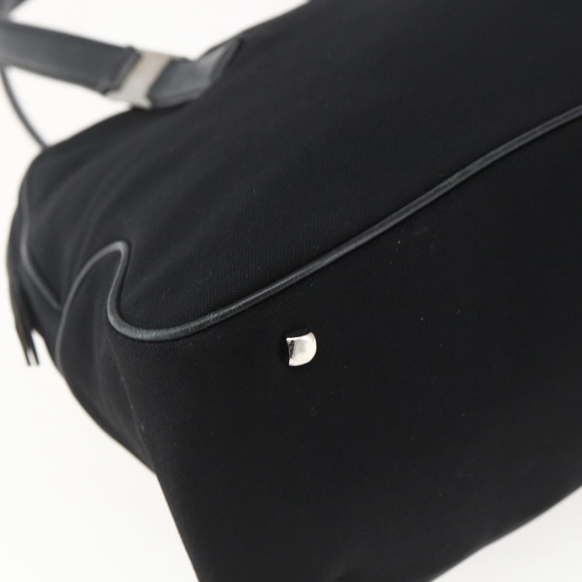 Salvatore Ferragamo Vintage Handbag Nylon, Black, Nylon, Handbag