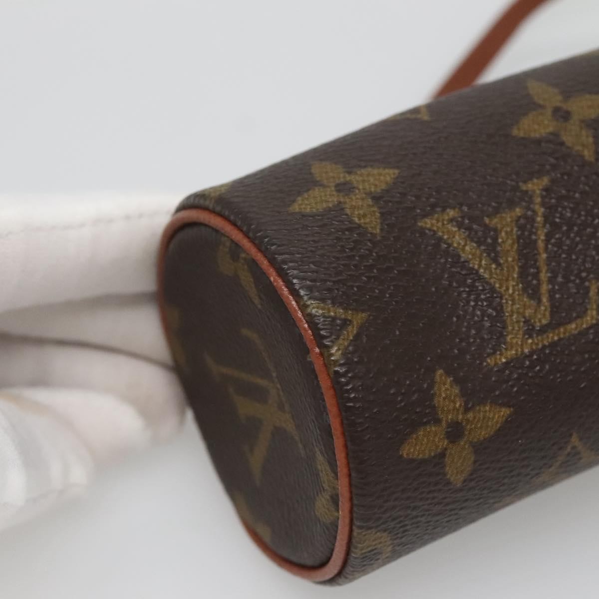 Louis Vuitton Papillon Pochette Monogram Canvas, BROWN, CANVAS, Clutche & pouche