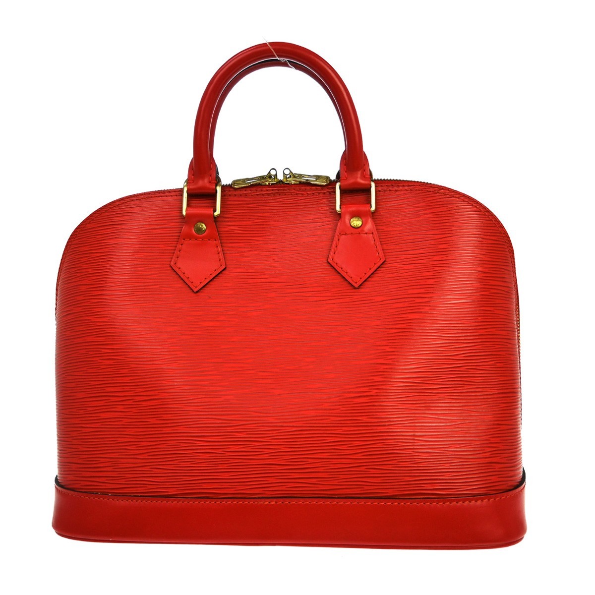Louis Vuitton Vintage Alma Handbag Epi Leather, Red, Leather, Handbag