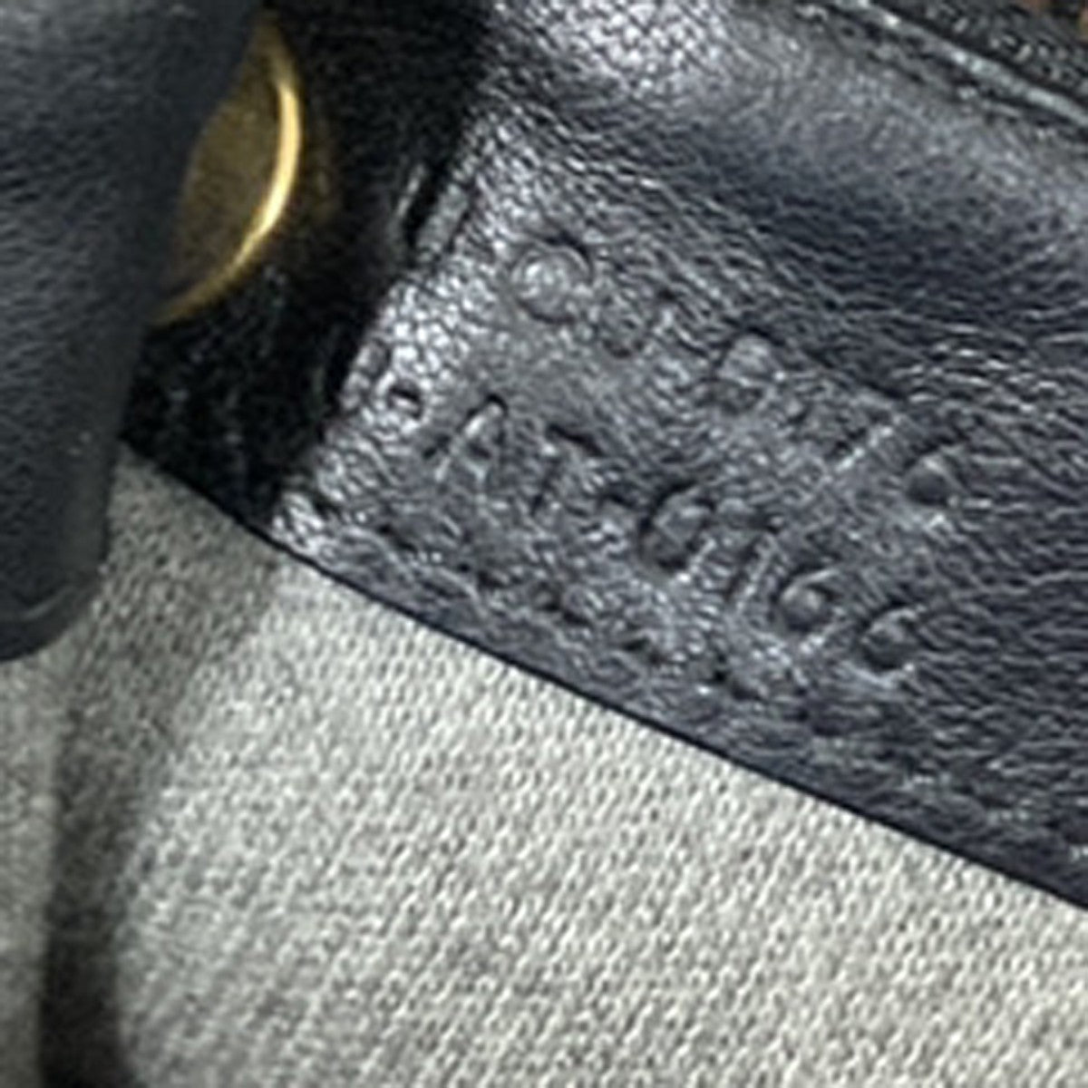 Celine Trio Crossbody Bag Leather, BLACK, LEATHER, Shoulder bag