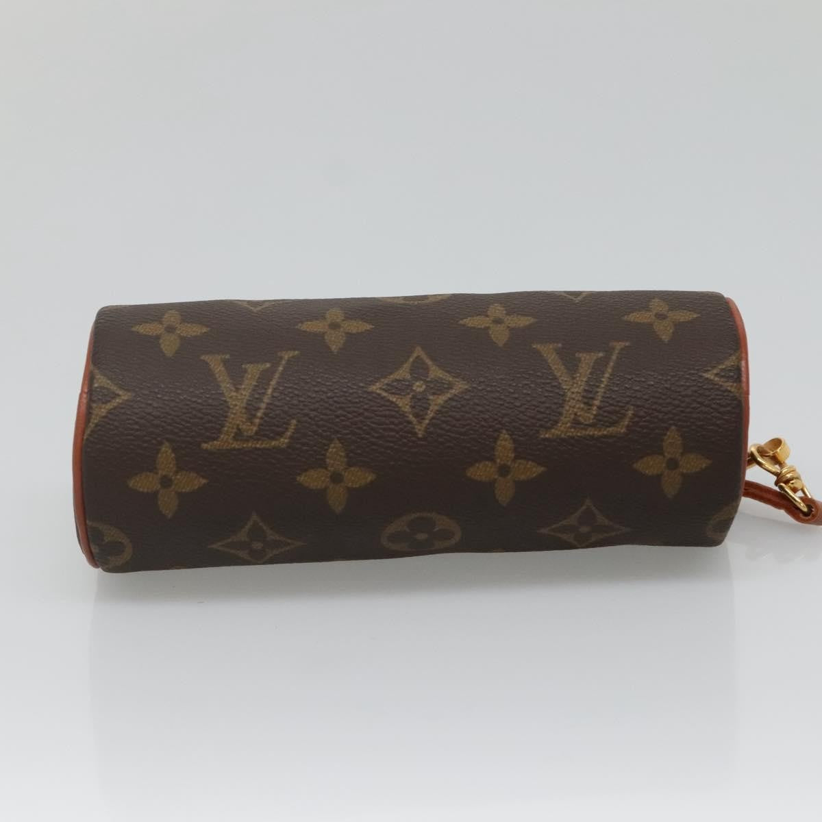 Louis Vuitton Papillon Pochette Monogram Canvas, BROWN, CANVAS, Handbag